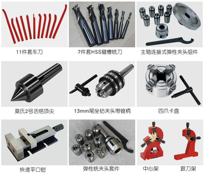 小型多功能机床 核心配件详解与选购指南